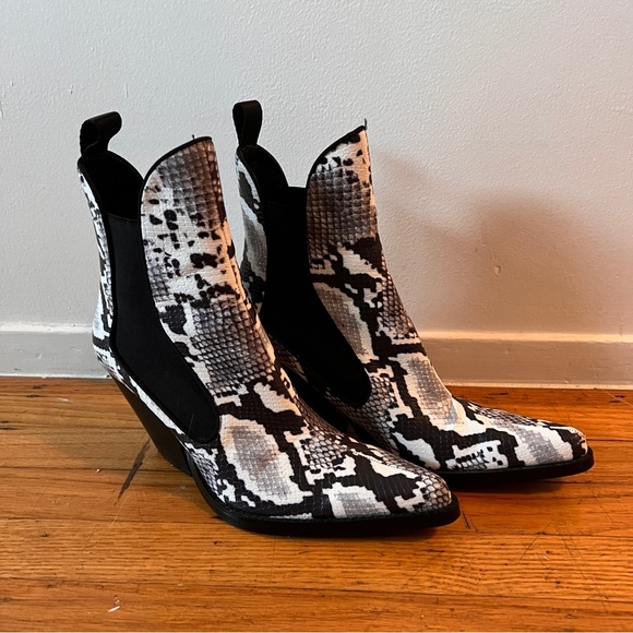 ZARA Crocodile Boots Sz 7 - Picture 3 of 3